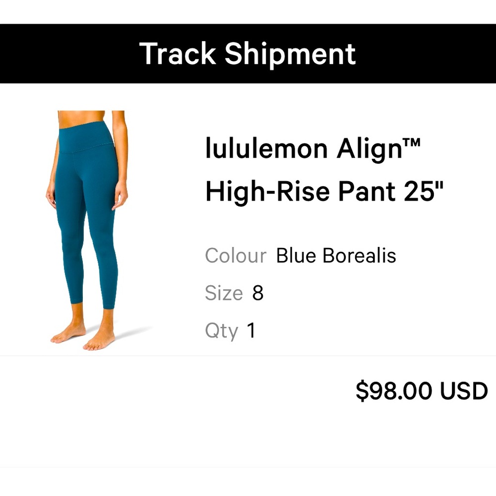 Lululemon Align High-Rise Pant 25"